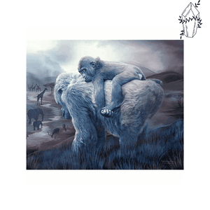 Diamond painting White Gorilla | Diamond-painting-club.us