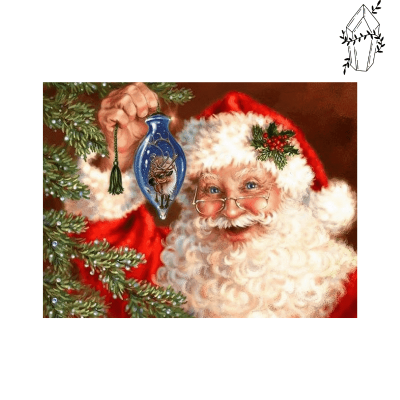 Diamond painting Santa Claus. | Diamond-painting-club.us