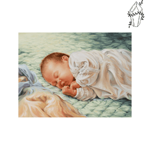 Diamond Painting Sleeping Baby | Diamond-painting-club.us