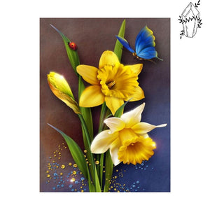 Diamond Painting Daffodil Flower | Diamond-painting-club.us