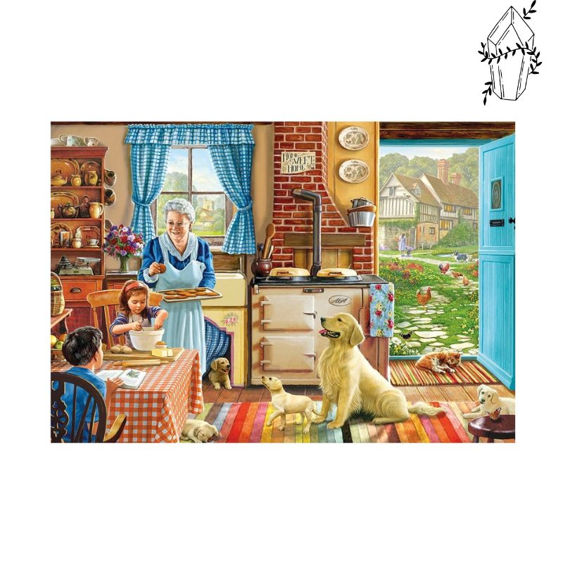 Diamond Painting Grandmother in the Kitchen | Diamond-painting-club.us