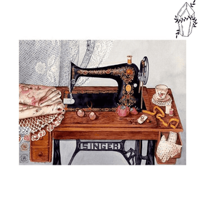 Diamond Painting Singer Sewing Machine | Diamond-painting-club.us