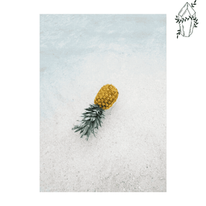 Diamond painting Pineapple on a beach. | Diamond-painting-club.us