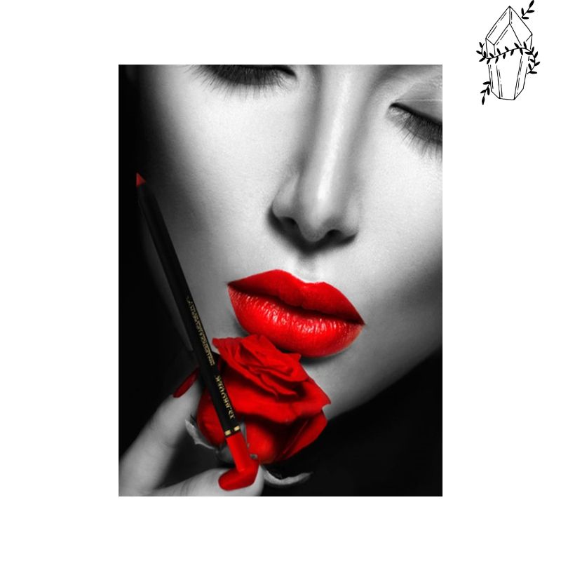 Diamond Painting Woman with Red Lipstick | Diamond-painting-club.us