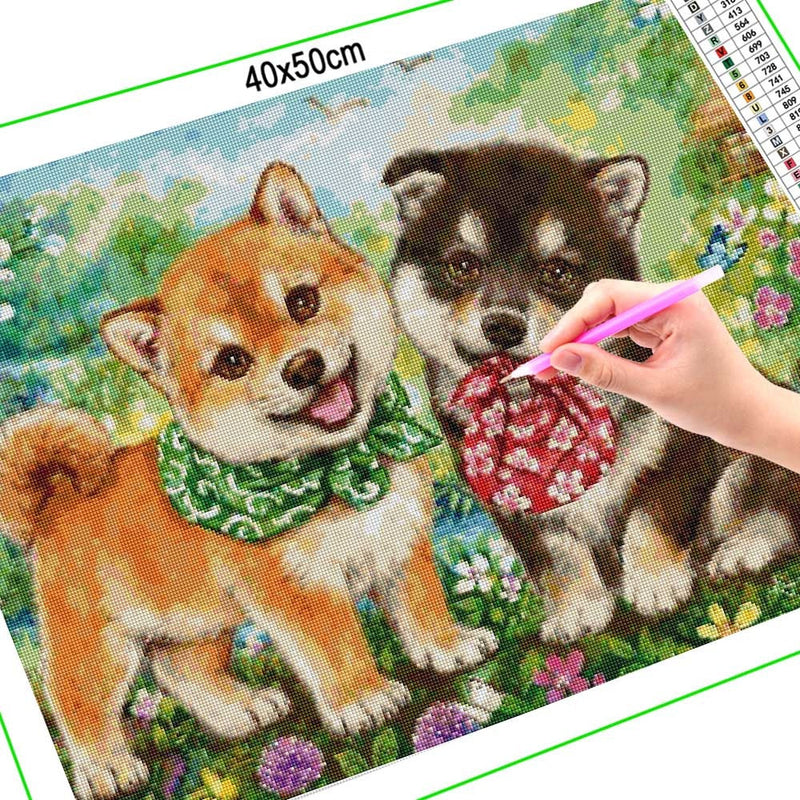 Diamond Painting Cute Shiba Inu | Diamond-painting-club.us