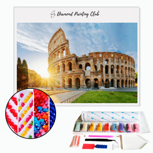 Diamond painting Italian Colosseum. | Diamond-painting-club.us