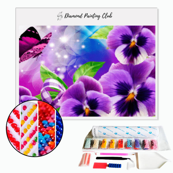 Diamond painting Thoughts & Butterfly | Diamond-painting-club.us