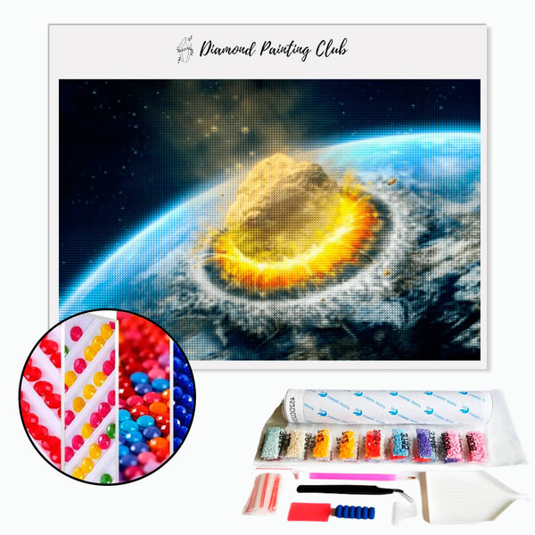 Diamond Painting Crash Meteorite | Diamond-painting-club.us