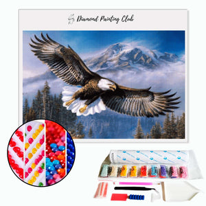 Diamond painting Eagle in the Mountain | Diamond-painting-club.us