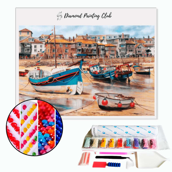 Diamond Painting - Shipwrecked Boats | Diamond-painting-club.us