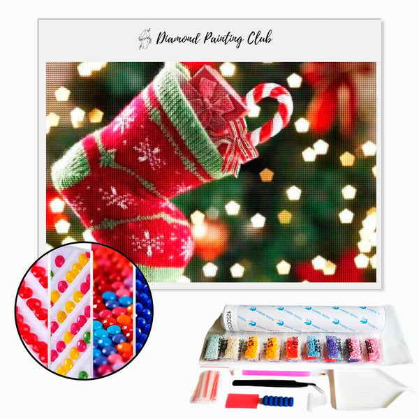 Diamond Painting Christmas Stocking | Diamond-painting-club.us