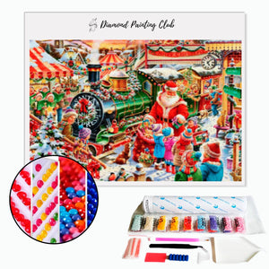 Diamond painting Santa Claus and carnival. | Diamond-painting-club.us