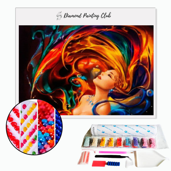 Diamond painting Hair painting. | Diamond-painting-club.us