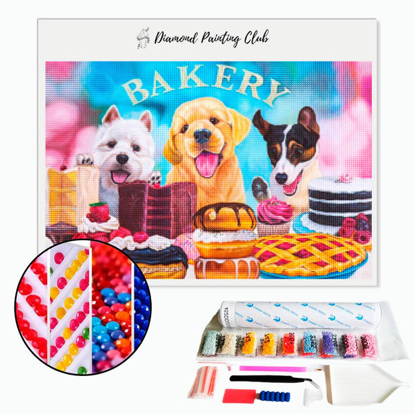 Diamond Painting Cakes and Dogs | Diamond-painting-club.us