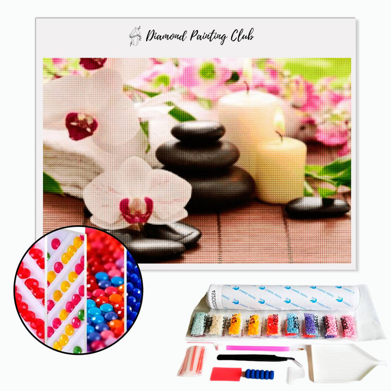 Diamond Painting Zen Orchid | Diamond-painting-club.us