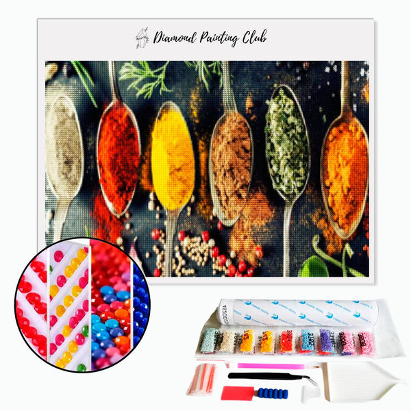 Diamond painting Colored Spices | Diamond-painting-club.us