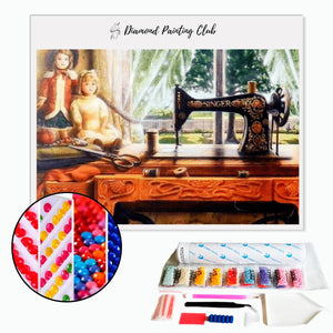 Diamond painting Classic sewing machine | Diamond-painting-club.us