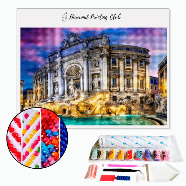 Diamond painting Trevi Fountain | Diamond-painting-club.us