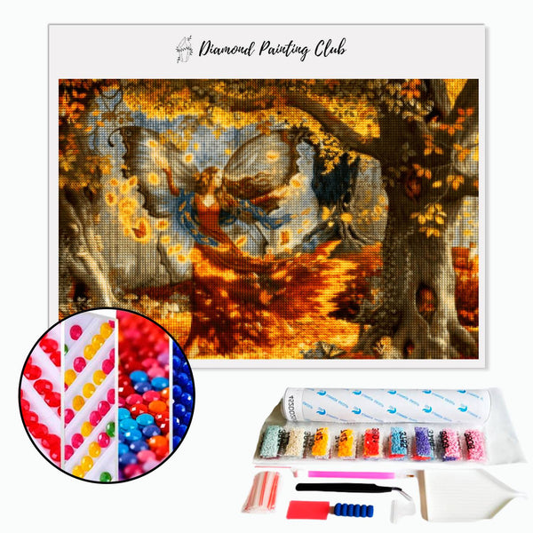 Diamond painting Autumn Butterfly Fairy | Diamond-painting-club.us