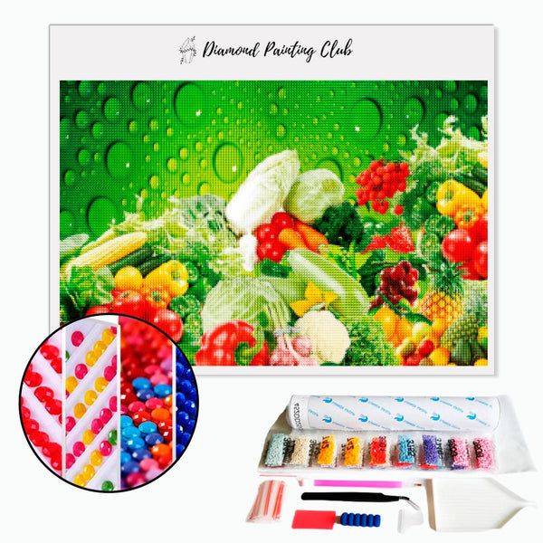 Diamond painting Crazy Vegetables | Diamond-painting-club.us