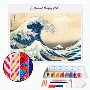 Diamond Painting - The Great Wave of Kanagawa | Diamond-painting-club.us