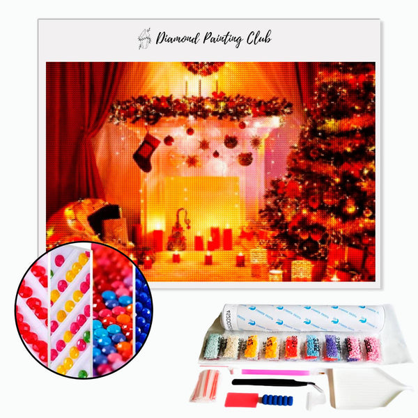 Diamond painting Christmas Eve | Diamond-painting-club.us