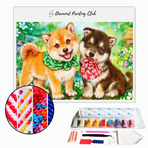 Diamond Painting Cute Shiba Inu | Diamond-painting-club.us