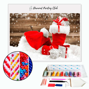 Diamond Painting Christmas Snow Gift | Diamond-painting-club.us