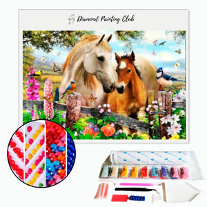 Diamond Painting Mare and Foal | Diamond-painting-club.us