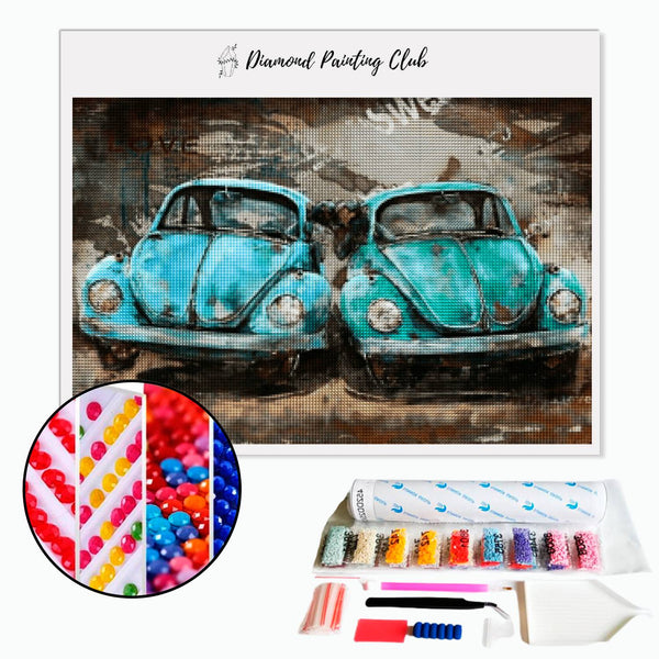 Diamond painting Ladybug Car | Diamond-painting-club.us