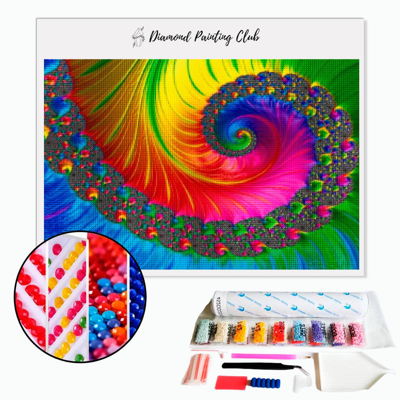 Diamond Painting Abstract Spiral | Diamond-painting-club.us