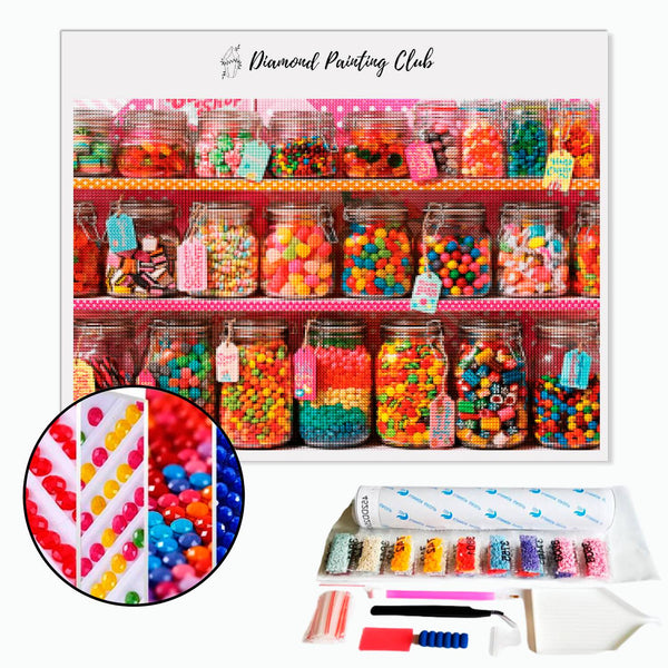 Diamond painting Candy Shop | Diamond-painting-club.us