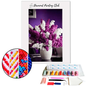 Diamond Painting Lilac Bouquet | Diamond-painting-club.us