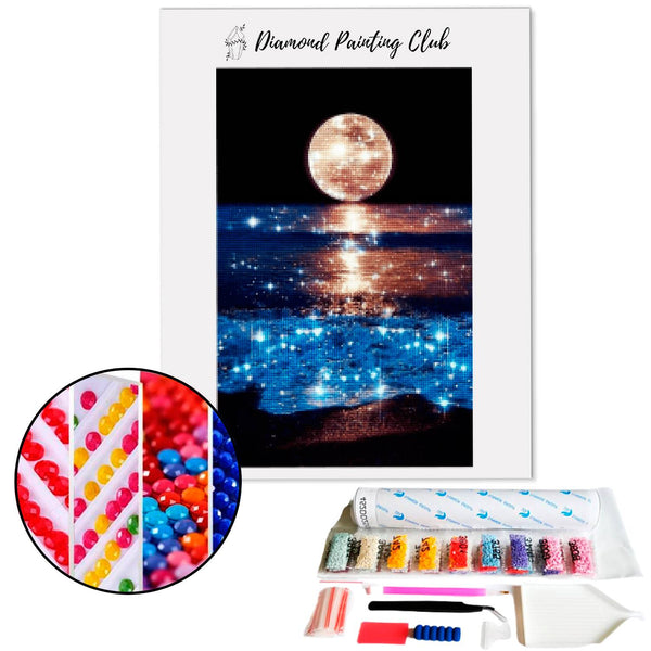 Diamond Painting Blue Moon & Sea Tear. | Diamond-painting-club.us