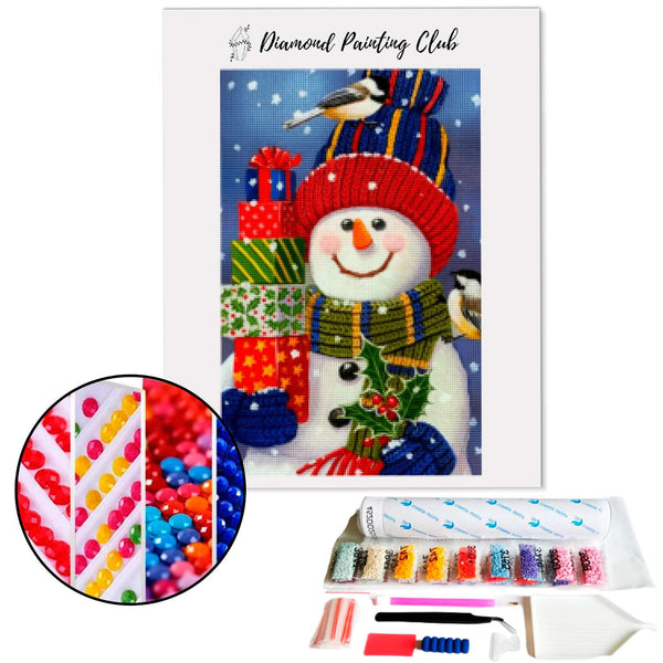 Diamond painting Snowman & New Year's Eve | Diamond-painting-club.us