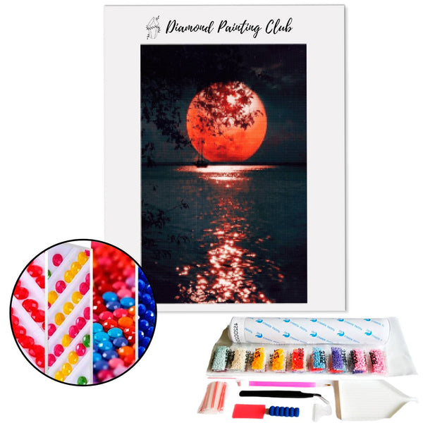 Diamond painting Blood Moon | Diamond-painting-club.us