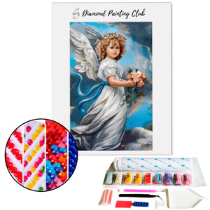 Diamond Painting Little White Angel | Diamond-painting-club.us