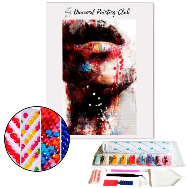 Diamond painting Bouche & Visage | Diamond-painting-club.us