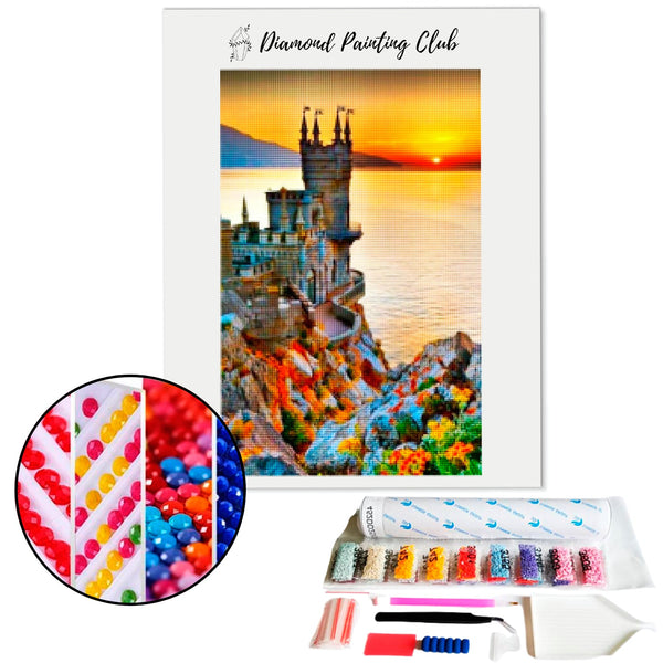 Diamond Painting Tower in the Reef | Diamond-painting-club.us