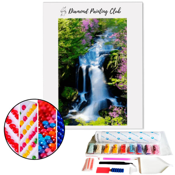 Diamond Painting Natural Waterfall | Diamond-painting-club.us
