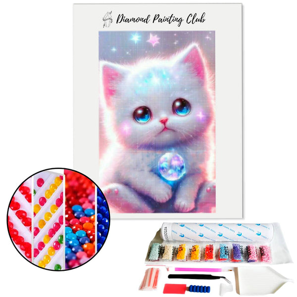 Diamond Painting Cute Kitten | Diamond-painting-club.us