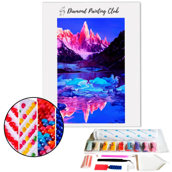 Diamond painting Frozen Mountains | Diamond-painting-club.us