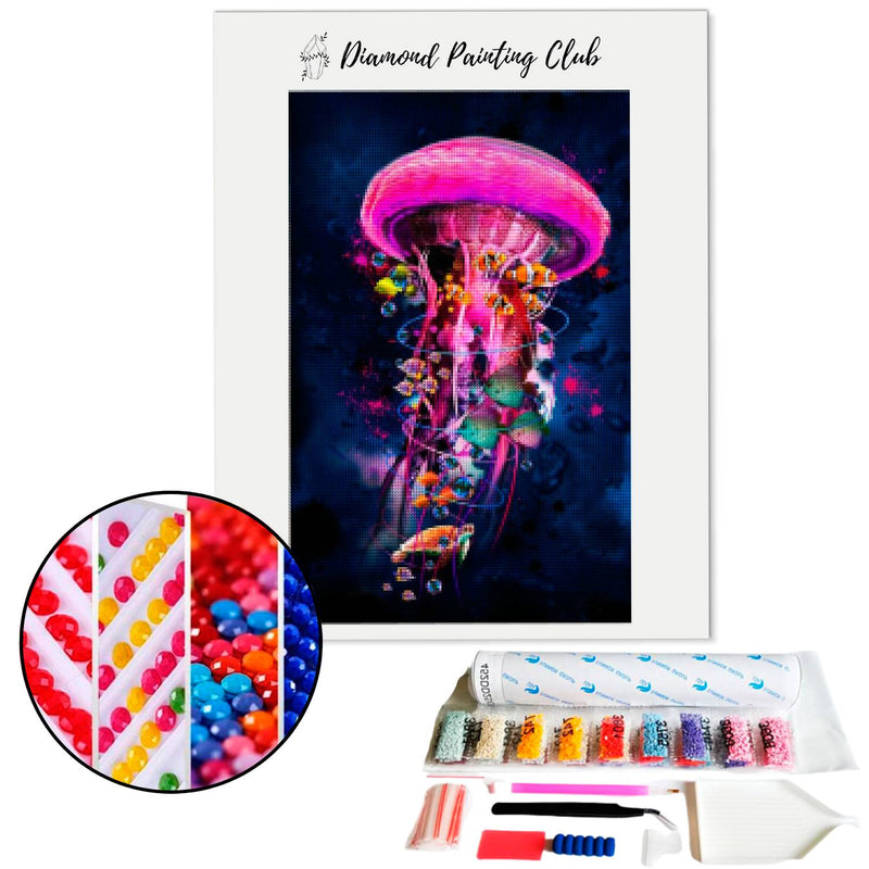 Diamond Painting Coral Medusa | Diamond-painting-club.us