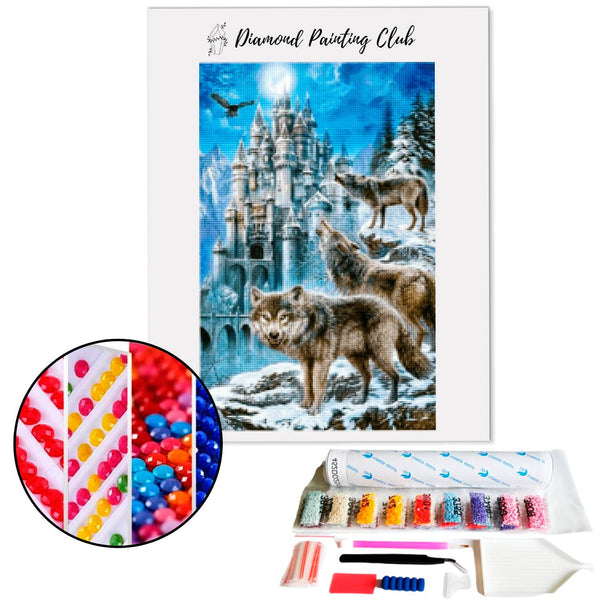 Diamond Painting Kingdom of Wolves | Diamond-painting-club.us