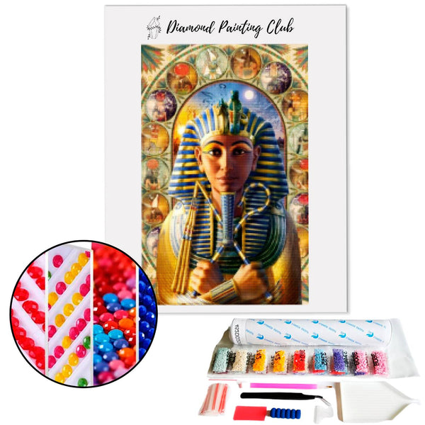 Diamond Painting Pharaoh's Sarcophagus | Diamond-painting-club.us