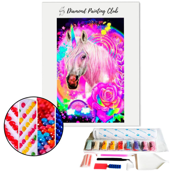 Diamond Painting Rainbow Unicorn | Diamond-painting-club.us