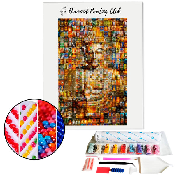 Diamond Painting Buddha Mosaic | Diamond-painting-club.us