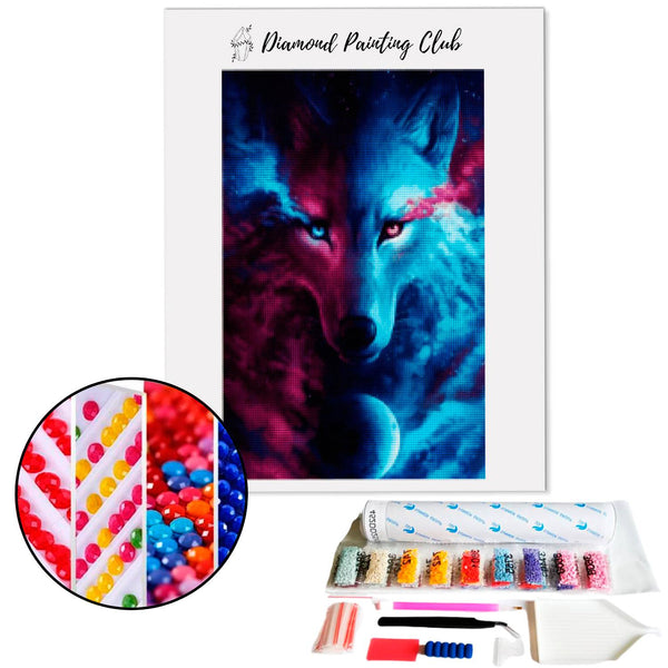 Diamond painting Wolf Power | Diamond-painting-club.us