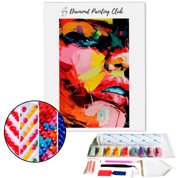 Diamond Painting Abstract Woman Painting. | Diamond-painting-club.us