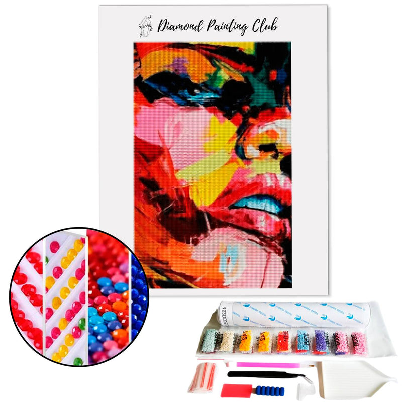 Diamond Painting Abstract Woman Painting. | Diamond-painting-club.us